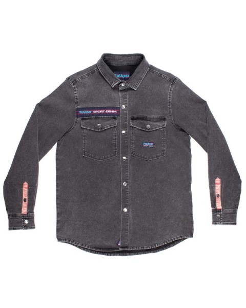 Pit Viper Sport Denim Sportowa Koszula Irlandia